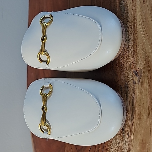Cici-cherry cream and gold mules - Picture 2 of 9